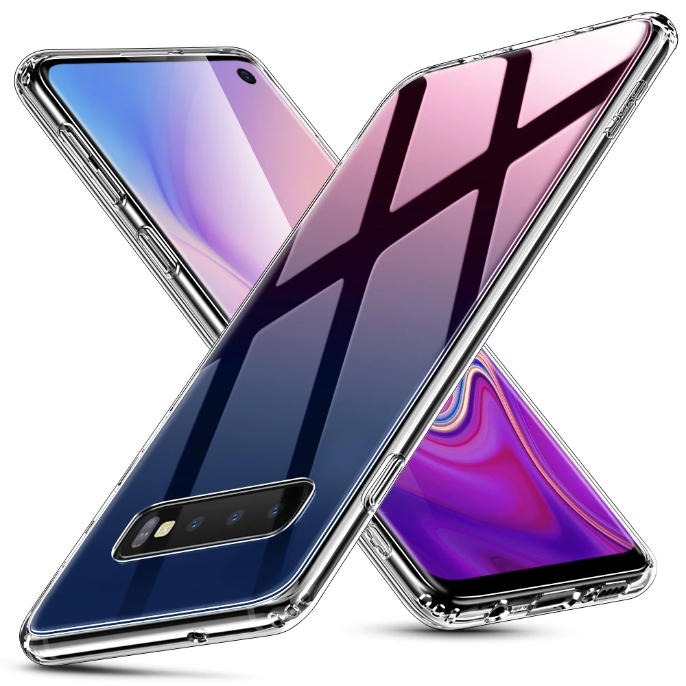 9H Tempered Glass Case for Samsung Galaxy S10 Note 10 Plus Crystal Clear Hard Cover for Samsung A50 Bumper Case for Samsung S10e