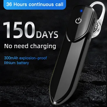 

V19 Bluetooth Headphone Business Wireless Earphone Mini Handsfree Earbuds With Mic Headset Earbud Earpiece For Samsung Xiaomi