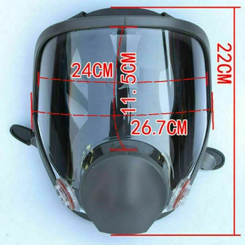 

15Pcs/Set Full Face Protection Cover Painting Spraying Facepiece W/ 5N11 Particulate Cotton Filter Face Cover 501 Filter Cover