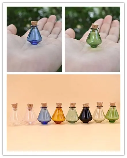 Mini botellas de vidrio de bayoneta con corcho, transparentes, de deseos,  DY, 12x28x6mm, 100 unidades, 1,4 ml - AliExpress