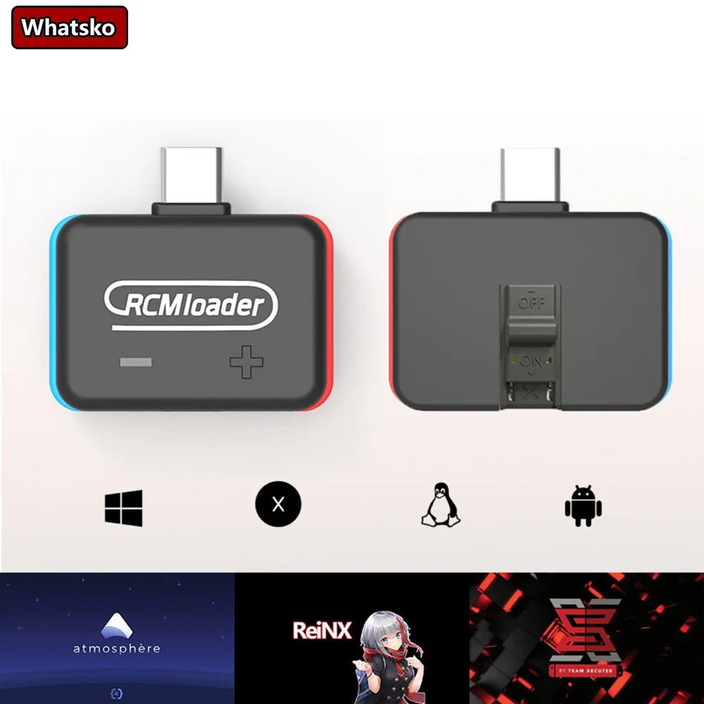 

Whatsko V5 + for NS SX OS Switch 2nd Generation Syringe RCM Loader Game Unlocker