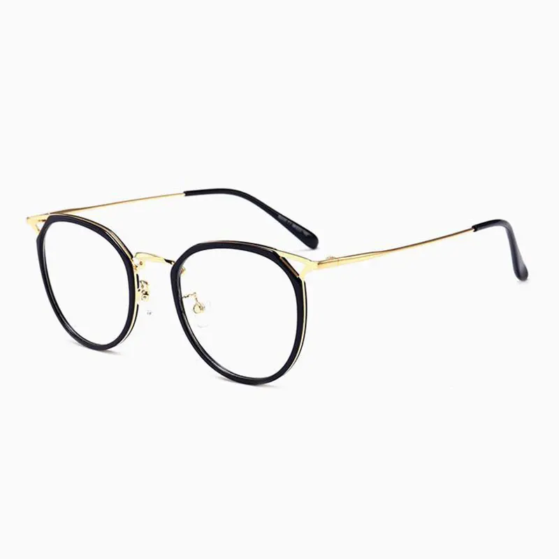 C1 optical glasses Новинка, O-Q, для клуба, Ретро стиль, для вождения, солнцезащитные очки для женщин и мужчин, корейские очки, круглые, TR90, полная оправа, солнцезащитные очки - Цвет линз: C1 optical glasses