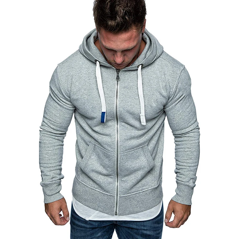 Новая толстовка с капюшоном мужская длинным рукавом осень весна повседневные