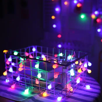 Bruiloft Decor Festoen Led String Lights Battery Power Kerst Led Bal Guirlande Verlichting Decoratie Boom Vakantie Lichten Outdoor Bruiloft Decor Festoen Led String Lights Battery Power Kerst Led Bal Guirlande Verlichting Decoratie Boom Vakantie Lichten Outdoor