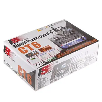 

FlySky FS-CT6B CT6B 2.4G 6CH Radio Transmitter+FS-R6B 6CH Receiver QX2D