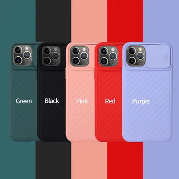 

Luxury Thin Soft Fashion Slider Phone Case for iPhone 11 Pro Max X Xs XR Silicone Back Cover Skin feel for iPhone 7 8 6 6s plus