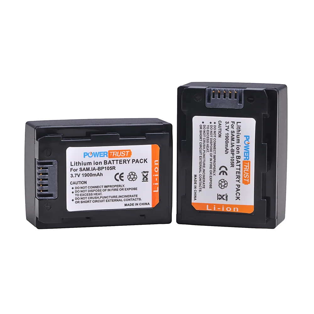 1X 1900mAh IA BP105R запасная батарея для Samsung HMX F80 F80BN F80SN F90 F90BN|Цифровые аккумуляторы| |