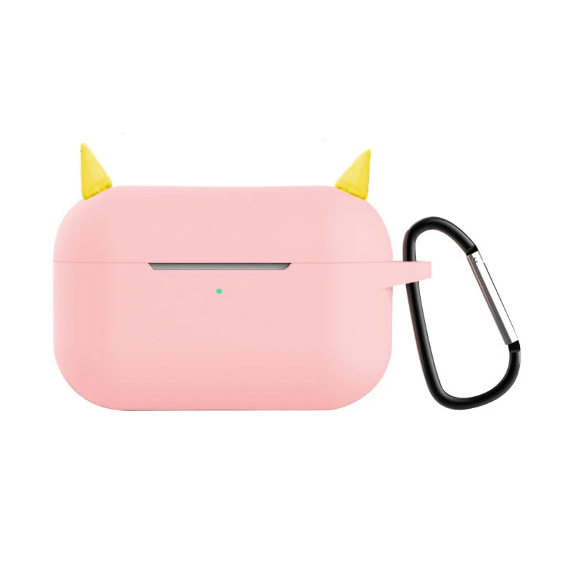 Airpods Pro Чехол devil horns жидкий силиконовый беспроводной Bluetooth чехол для airpod 3 чехол Чехол для Air Pods 3 Аксессуары для наушников - Цвет: 02