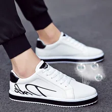 Лето г.; мужская повседневная обувь в Корейском стиле; дышащая парусиновая Мужская обувь; белые туфли; Мужская обувь; прогулочная обувь