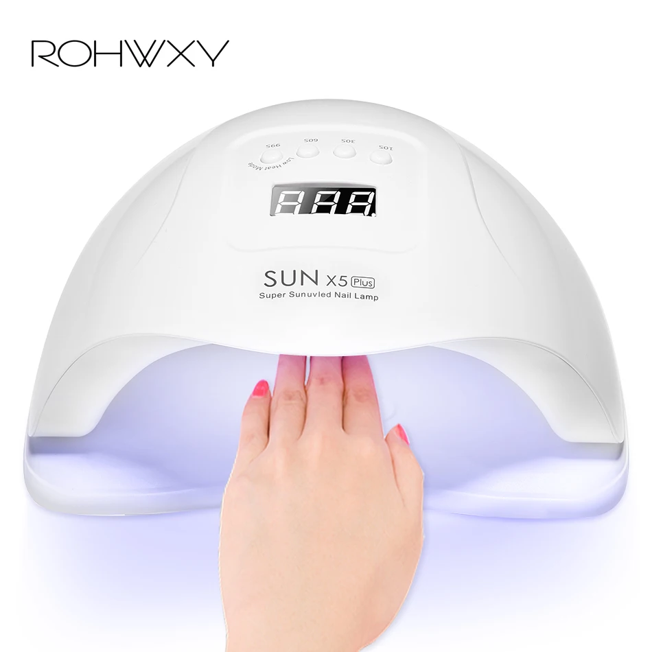 ROHWXY SUN X5 54 Вт/36 Вт солнечная УФ светодиодная гелевая лампа для ногтей Сушилка для ногтей лампа для ЖК-дисплея для маникюра Сушилка для ногтей инструмент для дизайна Гель-лак сушилка