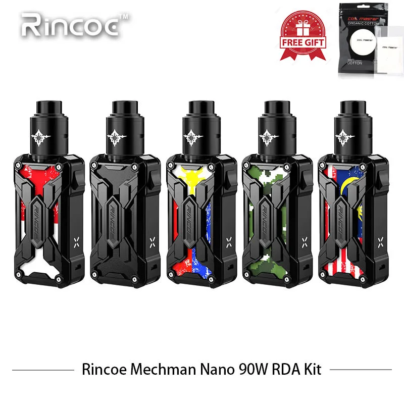 Горячая продажа электронная сигарета ринкоу Mechman Nano RDA комплект с выходом 90 Вт