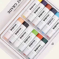 2021 New Solid Gouache Stick 6/12/18 Color Macaron Color Colorful Stick Graffiti Pen Water Soluble Rotating Children's Crayons