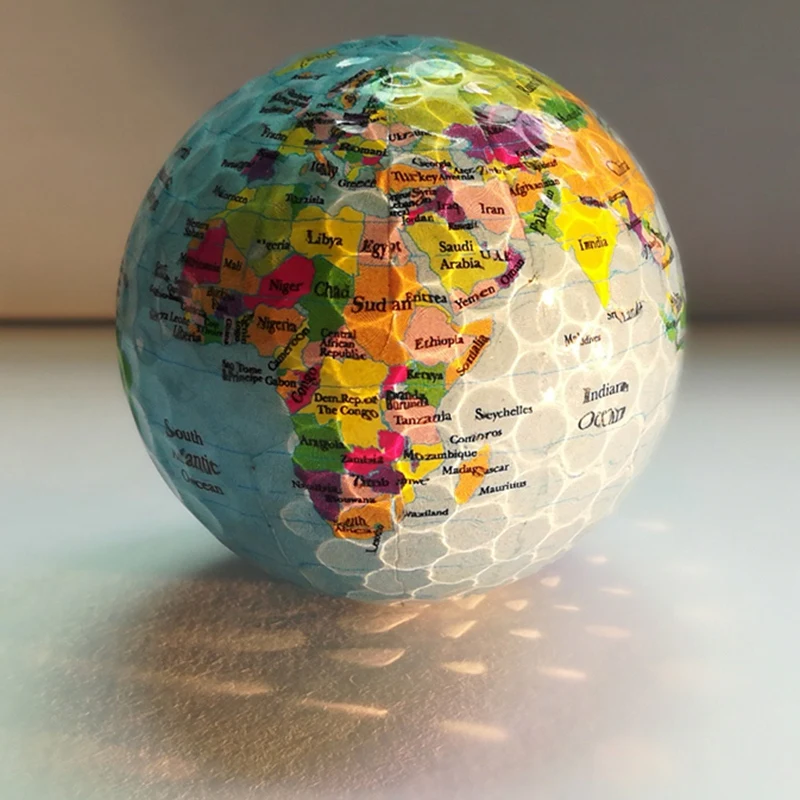 6 шт./компл. шарики для гольфа Цветные мячи занятий спортом Подарочные прозрачные