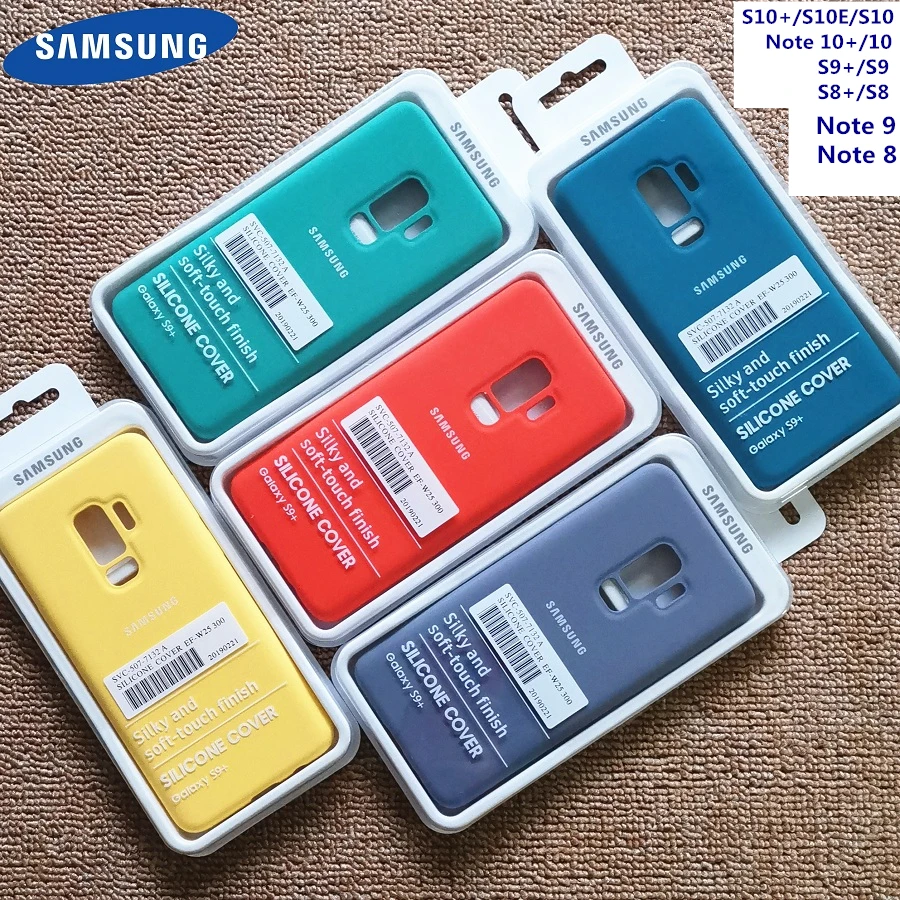 Жидкий силиконовый чехол для Samsung Galaxy S8 S9 S10 S20 Plus Ultra Note 8 9 10 20 S10E N20 + N10 +|Бамперы| |