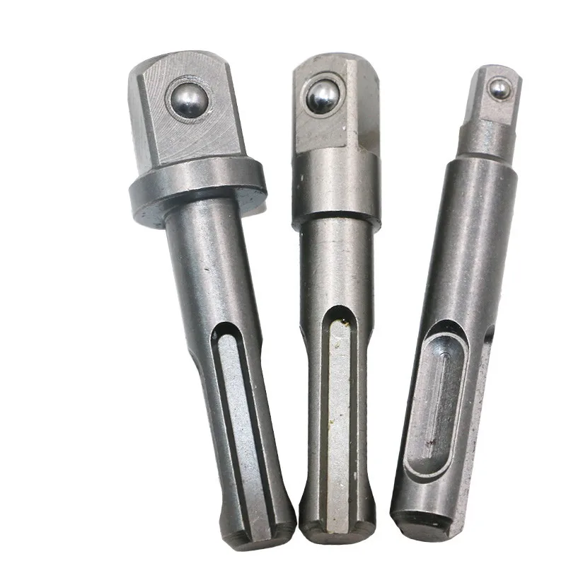 

3pcs SDS Socket Driver Set Drill Bit Adaptor 3/8 1/4 1/2" Hex Shank Converter Impact Drill Hammer Adapter Tools