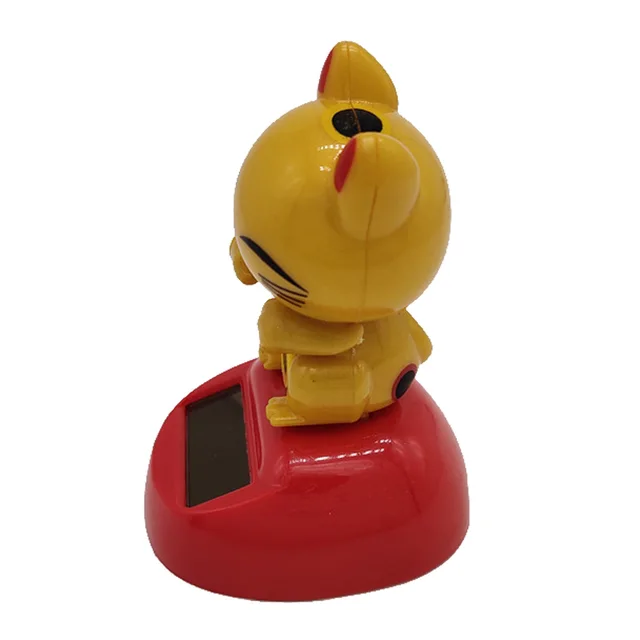 Dancing Lucky Cat Figure Model - Solar Power Model Doll Figurine Statue Kid Educational Science Toy Gift Home Decor 6