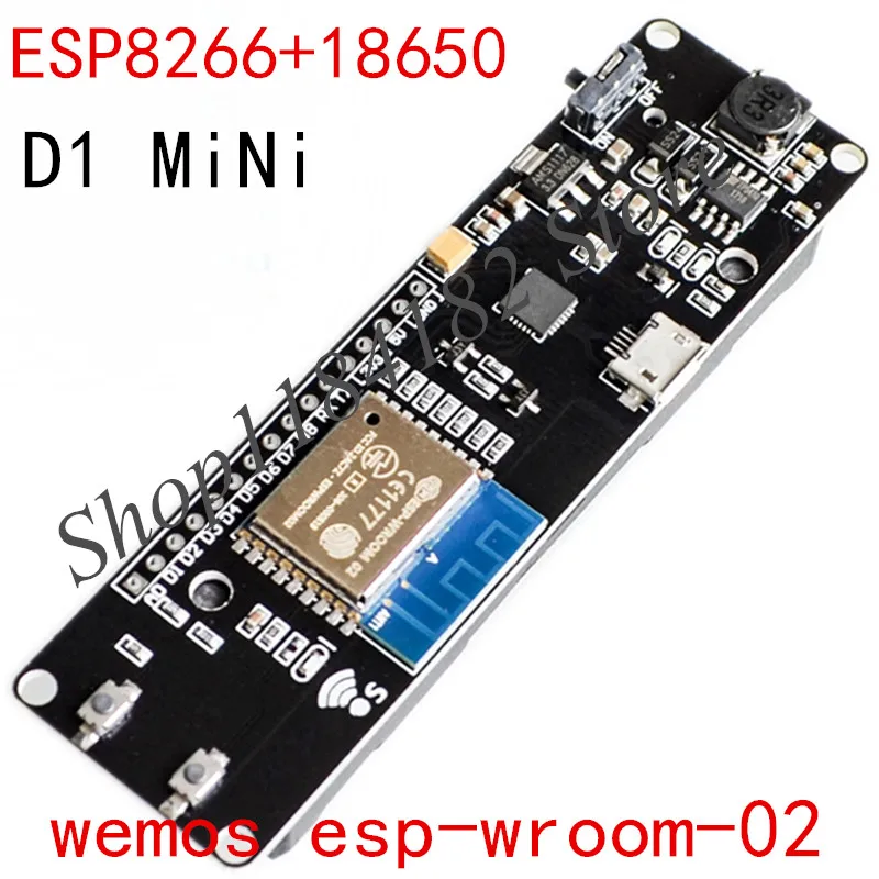 DIY Kit Micro USB 5V 1A 18650 TP4056 модуль зарядного устройства литиевой батареи+ 600MA SB мобильный Мощность Boost доска D1mini ESP8266+ 18650