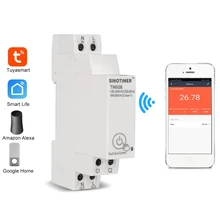 TM608 Einphasig WIFI Home Energy Meter mit Timer Schalter Fernbedienung durch APP Multi-funktions Spannung Strom Erkennung tim
