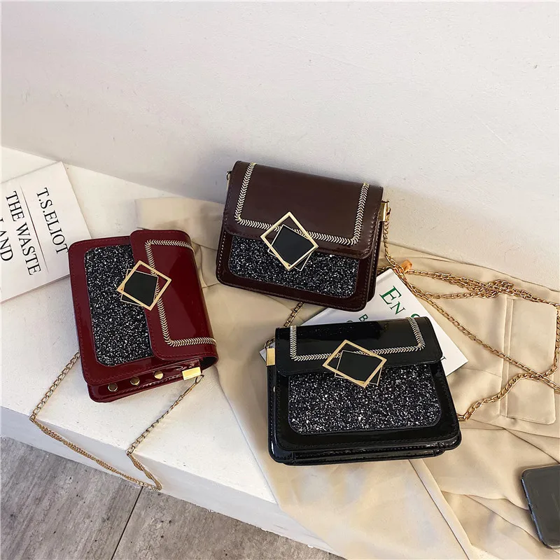 

New Arrival Textured Bag Women's 2019 Autumn And Winter New Style Korean-style Versatile Fashion Western Style Shoulder Bag Onli