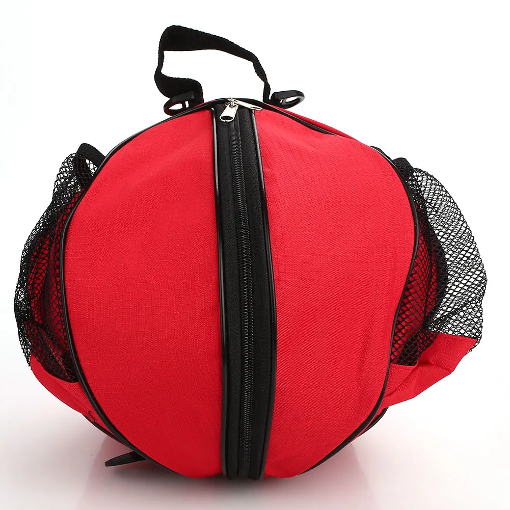 red cloth black side Футбольный рюкзак Футбольная сумка баскетбольная площадка открытый ткань Оксфорд 7 цветов мяч валик, обтянутый офсетным полотном прочный баскетбол сумка Портативный - Цвет: red cloth black side