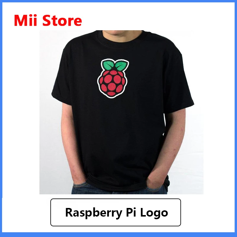 Raspberry Pi Logo T-shirt Men Women S/m/l/xxl Short Raspberry Pi T-shirt Demo Board AliExpress