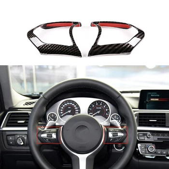 

Carbon Fiber Steering Wheel Frame Decoration Cover Trim for BMW M3 M4 M5 X5M