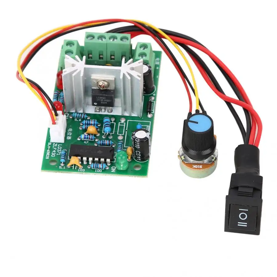 5-30V DC 6A/150W PWM Speed Regulation Adjustable Brush Motor Controller Reversing Switch 6V12V24V Reversible | Обустройство дома