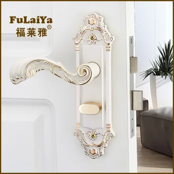 

Modern Minimalist-Shape No. F30-20 Ivory White Indoor Lock Bedroom