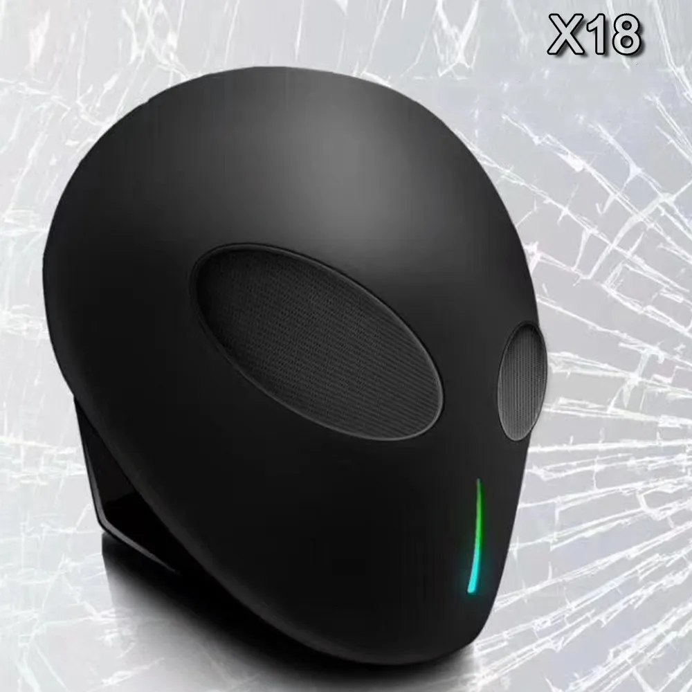 Alien Portable Speaker Wireless Bluetooth Speaker 10W Subwoofer Support FM Radio/AUX/TF/USB Music Center Portable Sound Column Alien Portable Speaker Wireless Bluetooth Speaker 10W Subwoofer Support FM Radio/AUX/TF/USB Music Center Portable Sound Column