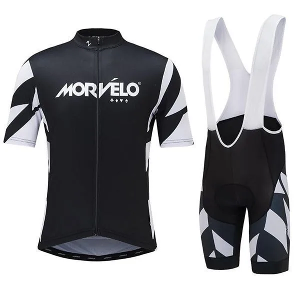 Morvelo Pro велосипедные гонки с коротким рукавом Maillot Ciclismo мужские велосипедные Джерси наборы летние дышащие комплекты одежды для велоспорта - Цвет: 1