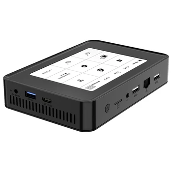 

MINI Computer Host with Windows Operating System J3455 6+256GB Portable Press Host(EU Plug)