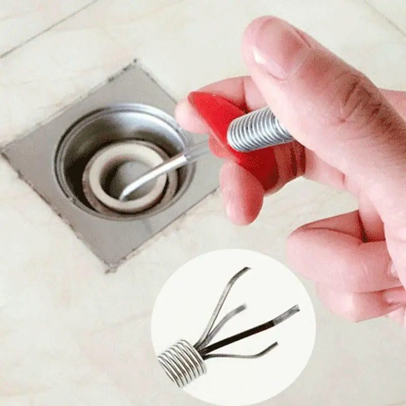 

Drain Snake Clog Remover Hair Cleaning Plumbing Pipe Sewer Kitchen Tool Fashion