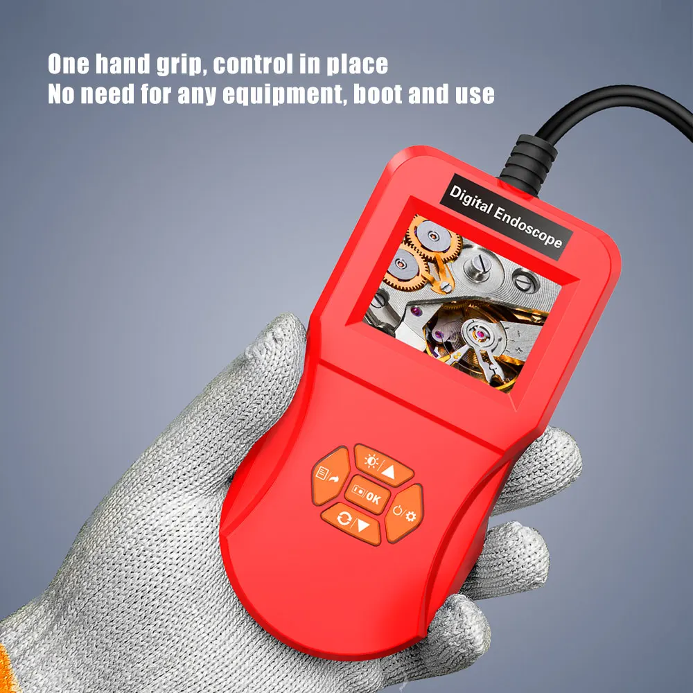 Visual Endoscope 0.3 mp Inspection Microscope Monitoring Endoscope Practical ABS Ear Cleaning Tool Real-Time Video