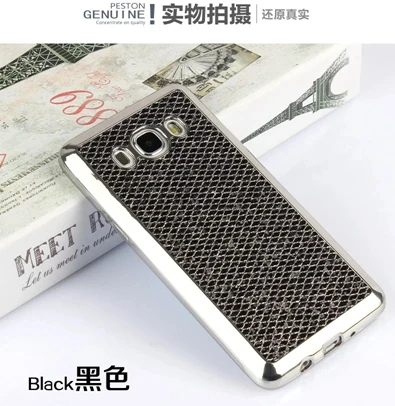 Black С сияющими блестками задняя крышка чехол для Samsung Galaxy J3, J5, J7 года A3 A5 A7 J1 S8 плюс S6 S7 край телефона Grand Prime чехол s - Цвет: Black