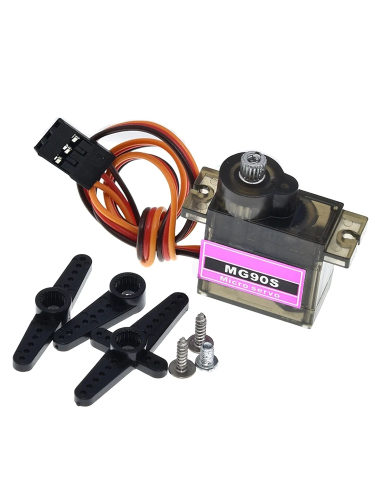 TZT 1/2/5 Stück MG90S Digitaler 9g Servo mit Metallgetriebe – Detail 9