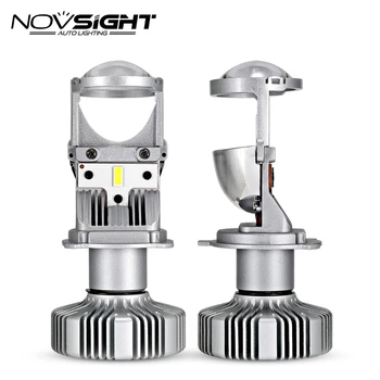 

NOVSIGHT Mini H4 LED Canbus Car Projector Headlight Bulbs 80W 12000LM Auto Headlamp Conversion Kit 12V 24V Hi/Lo Beam Fog Lights