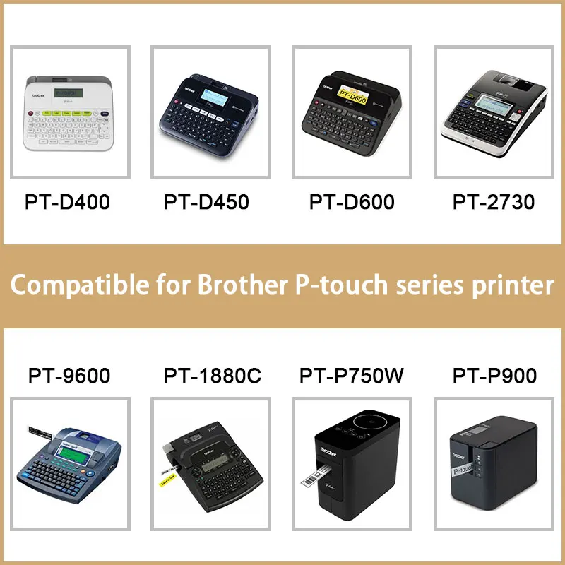 Устройство для этикеток UniPlus устройство печати Brother P touch 18 мм цвет черный на