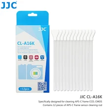 JJC 12PCS 16mm APS-C Frame (CCD/CMOS) Digital Camera Microfiber Sensor Swab Dust Cleaner for Fujifilm X-T4 X-T3 X100V X-T200