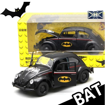 

Cute Mini Q Version Pull Back Car Model High Simulation Classic Car with 3 Doors for Children Gifts