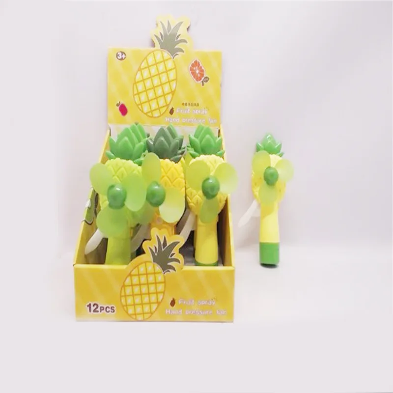 

Mini Portable Small Fan Creative Pineapple Spray Hand Pressure Handheld Fan Summer Day Outdoor Travel Fan