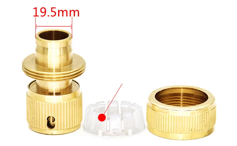 Водяной ограничитель для садового шланга 2 шт. 3/4 дюйма 19 мм|brass tap connector|garden quick