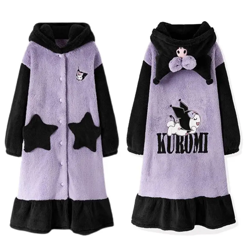 WEDFGX Pyjama Adolescent Fille, Pyjama Flanelle Kawaii Dessin Animé Pyjama Ensemble Mignon Pyjama Ours Rose