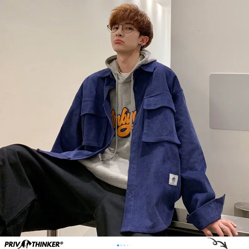 Privathinker Korean Autumn Men Jackets Harajuku Man Solid Color Casual Coats Streetwear Men's Jacket Coat Overzied Male Clothes Privathinker Korean Autumn Men Jackets Harajuku Man Solid Color Casual Coats Streetwear Men's Jacket Coat Overzied Male Clothes