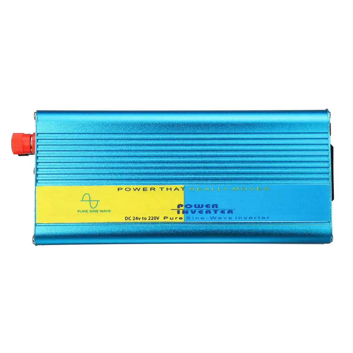 24-220V Автомобильный караван для кемпинга 1200 Вт DC12/24 В в переменный ток 220 В чистый синус ВАТТ Инвертор 8 Интеллектуальная защита зуммер напоминание высокое - Color: 24-220V
