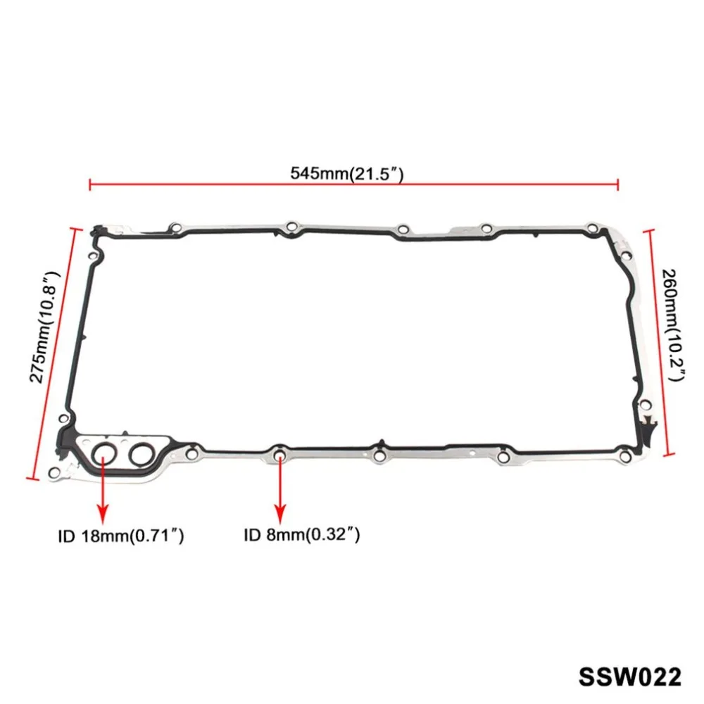 Комплект прокладок масляного поддона цилиндра для GMC для CHEVROLET Pontiac 5,3 5,7 6,0 LS1 LS2 LS3 LM7 LQ4 12612350