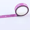 10 Pcs/set Washi Tape Set Glitter Color Japanese Stationery Scrapbooking Decorative Tapes Adhesive Tape Kawai Adesiva Decorativa ► Photo 2/6