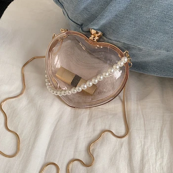 

Luxury Ladies Handbags Crossbody Bag Designer Fashion Women Evening Messenger Bag Transparent 2020 Women Clutch Small Bag Sac