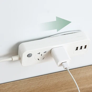 

1Pcs Ellipse/Square Plug Sticker White Punch Free Slidable ABS Multi Purpose Durable Plug Hook Sockets Wall Holders High Quality