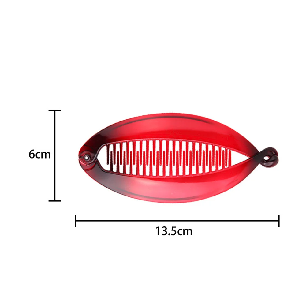 Hair Claw Hair Clips Hair Accessories 1 PC Fish Shape Hair Claw Clips Hair Jewelry Banana Barrettes Hairpins Accessories Women Clips Clamp Styling Tools