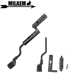 Supresor de cuerda de tiro con arco, soporte de tope de nivel de 7,6mm, estabilizador de equilibrio de vibración, accesorios de disparo de arco, 1 unidad